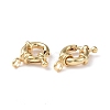 Eco-friendly Brass Spring Ring Clasps KK-D082-02G-B-3