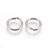 Tarnish Resistant 304 Stainless Steel Open Jump Rings A-STAS-P212-25P-17-2