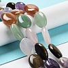 Natural Green Aventurine & Amethyst & Tiger Eye & Rose Quartz & Quartz Crystal & Carnelian Beads Strands G-L164-A-19-2