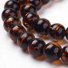 Handmade Silver Foil Lampwork Beads Strands FOIL-L016-C05-1