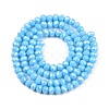 Electroplate Glass Beads Strands EGLA-A044-P4mm-A08-3