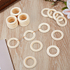 Unfinished Schima Wood Rings for DIY Accessories WOOD-WH0002-65A-4