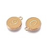 Light Gold Plated Alloy Enamel Charms ENAM-T010-07G-2