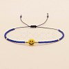 Bohemian Glass Seed Beads Braided Bead Bracelets JT0778-2-1