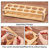 12-Hole Bamboo Glass Holder Display Racks ODIS-WH0061-08B-4