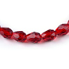 Transparent Glass Bead Strands X-GLAA-R024-6x8mm-03-2