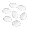 (Old Sku: GGLA-G010)Transparent Oval Glass Cabochons GGLA-R022-14x10-3