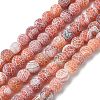 Natural Weathered Agate Beads Strands G-L534-08-6mm-2