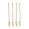 Long-Lasting Plated Brass Chain Extender KK-F711-09G-1