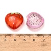 Fruit Theme Printed Transparent Acrylic Beads AC-CBA36B6-07-3