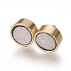 Brass Magnetic Clasps with Loops KK-I664-06G-3