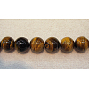 Round Tiger Eye Beads Strands X-Z0RQT011-2