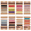 8 Cards 8 Styles Waxed Cotton Cord Set OCOR-PH0006-38-1