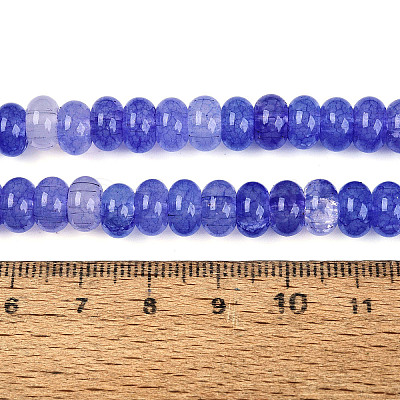 Glass Beads Strands GLAA-N059-5x8mm-08-1