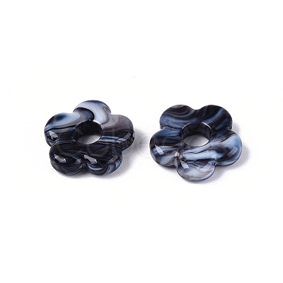Two Tone Handmade Lampwork European Beads LAMP-N024-39-01J-1