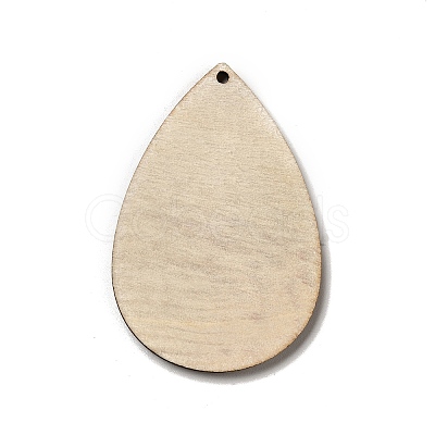 Single Face Printed Wood Big Pendants WOOD-H102-03K-1