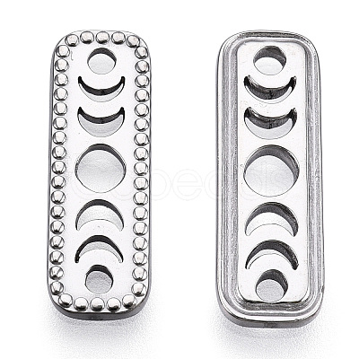 Tarnish Resistant 304 Stainless Steel Connector Charms STAS-T063-195P-1