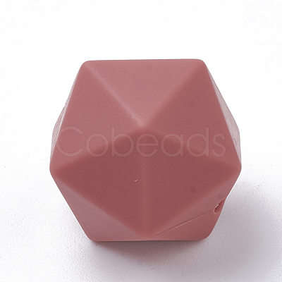 Food Grade Eco-Friendly Silicone Beads X-SIL-T048-14mm-50-1