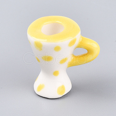 Handmade Porcelain Mug Cup Decoration PORC-T133-22A-1