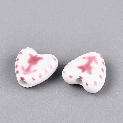 Handmade Porcelain Beads PORC-Q005-10D-1