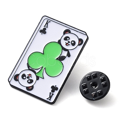 Black Zinc Alloy Brooches JEWB-E033-04EB-02-1