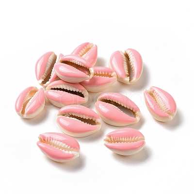 Natural Cowrie Shell Beads SHEL-XCP0001-06-1