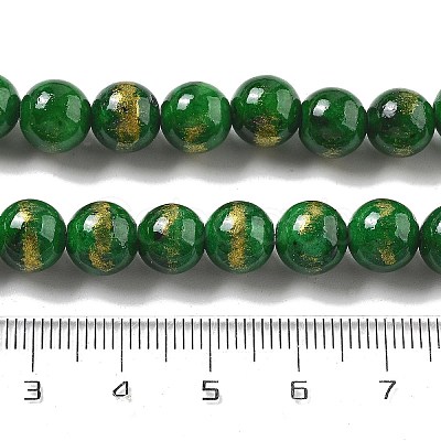 Natural Mashan Jade Beads Strands G-A255-A01-01K-1