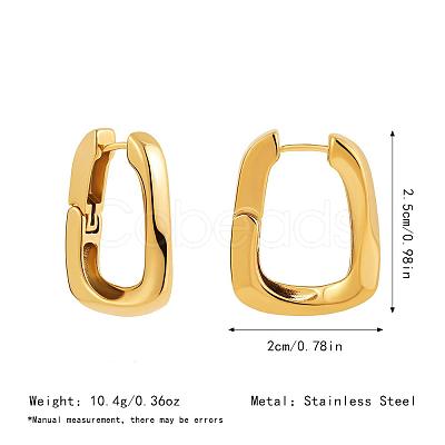 304 Stainless Steel Hoop Earrings for Women VX9531-1