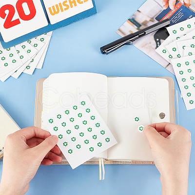 Round Dot PVC Decorative Stickers DIY-WH0423-008-1