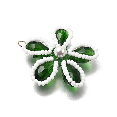 Glass Pendants PALLOY-TA00313-02-1