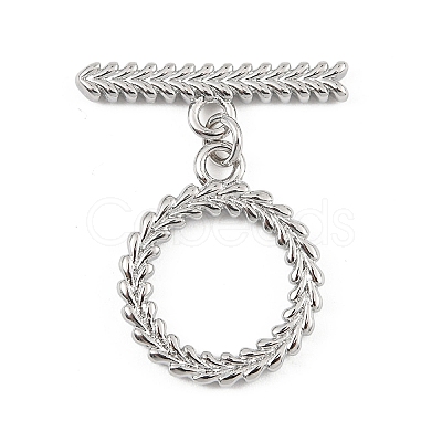 SHEGRACE Brass Toggle Clasps XGR0124P-135P-1