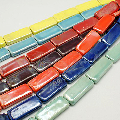 Handmade Porcelain Beads X-PORC-D004-M-1