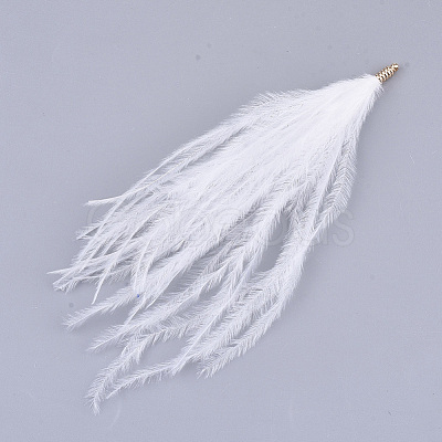 Ostrich Feather Tassel Big Pendant Decorations X-FIND-S302-08A-1