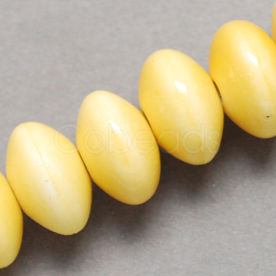 Handmade Porcelain Beads PORC-Q173-15x10mm-11-1