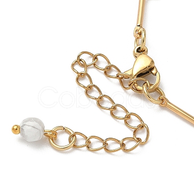 Glass Seed Beads Mushroom Charm Bracelets BJEW-MZ00218-1