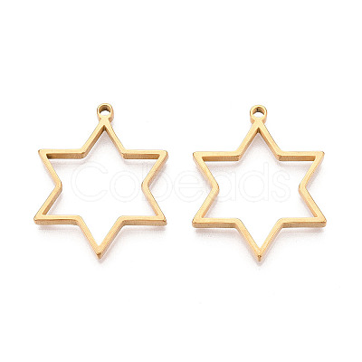 201 Stainless Steel Pendants STAS-T064-84G-02-1