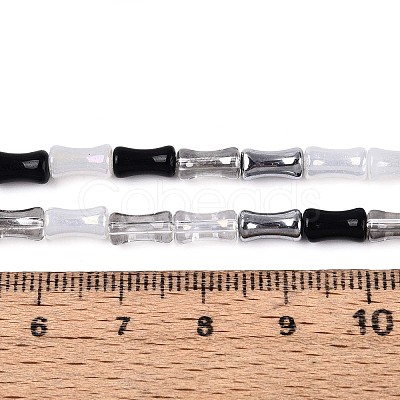 Electroplate Glass Beads Strands EGLA-N022-01A-A01-1