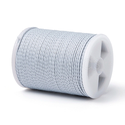 Round Waxed Polyester Cord X-YC-G006-01-1.0mm-33-1