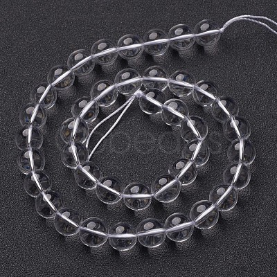 Synthetic Quartz Crystal Beads Strands GSR4mmA039-1-1
