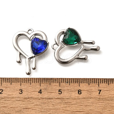 304 Stainless Steel Pendants STAS-Q346-10P-1