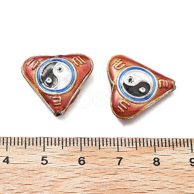 Handmade Cloisonne Beads CLB-Q002-02E-1