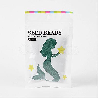 12/0 Grade A Baking Paint Glass Seed Spacer Beads X-SEED-Q009-FJX26-1