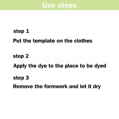 2Pcs 2 Style Acrylic Tie-Dye Template DIY-CP0008-78D-1