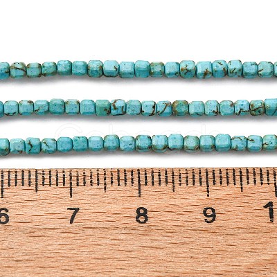 Natural Howlite Beads Strands G-B142-C04-2x2mm-1