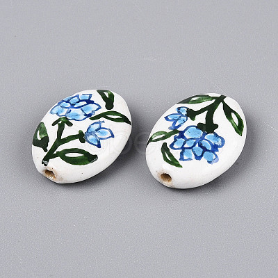 Handmade Porcelain Beads PORC-T134-04B-1