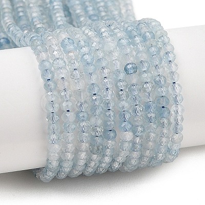 Natural Aquamarine Beads Strands G-ONLY-T-B04-01A-1