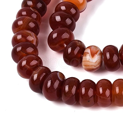 Dyed Natural Agate Beads Strands G-Q606-44B-01-1