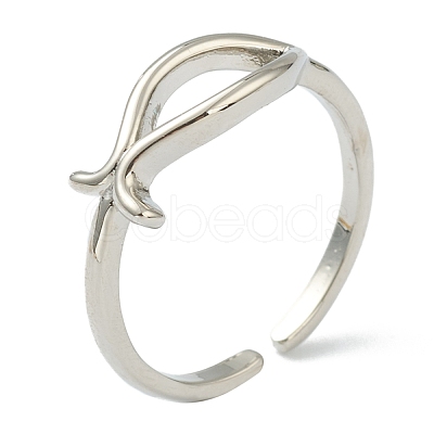 Brass Cuff Rings RJEW-L100-002-1