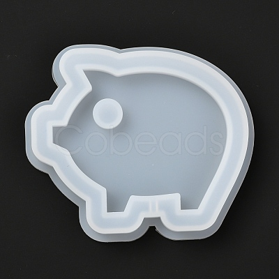 DIY Pig Shaker/Quicksand Jewelry Silicone Molds DIY-I057-12-1