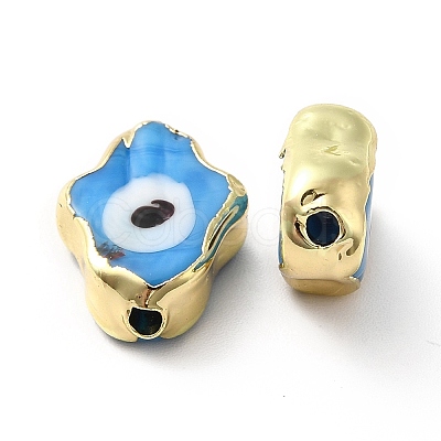 Handmade Evil Eye Lampwork Beads LAMP-F026-03J-1